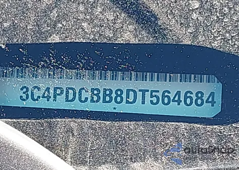 2013 Dodge Journey Sxt from USA, damaged, VIN 3C4PDCBB8DT564684